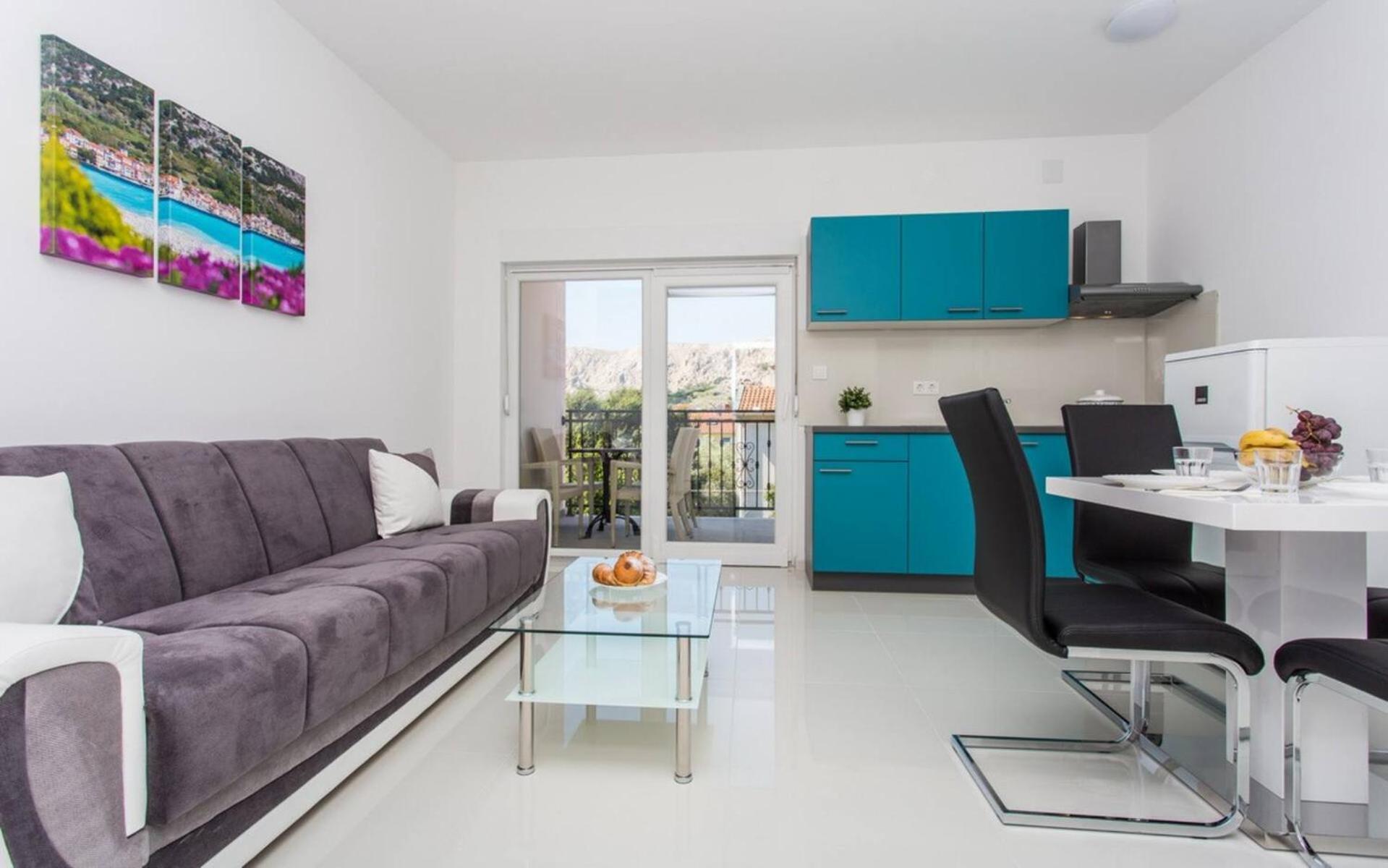 Apartments Bernardeta 1 Baška Extérieur photo